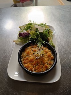 Crumble de poireaux